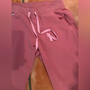 FIGS Quartz Breast Cancer Awareness High Waisted Joggers